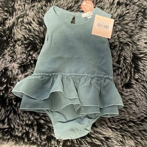 Baby girl ruffle romper